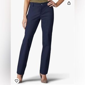 Lee Wrinkle Free Relaxed Fit Straight Leg Pant